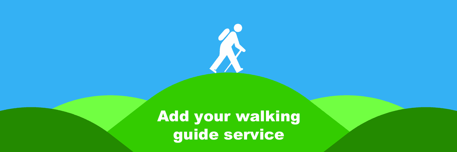 Add your walking guide service