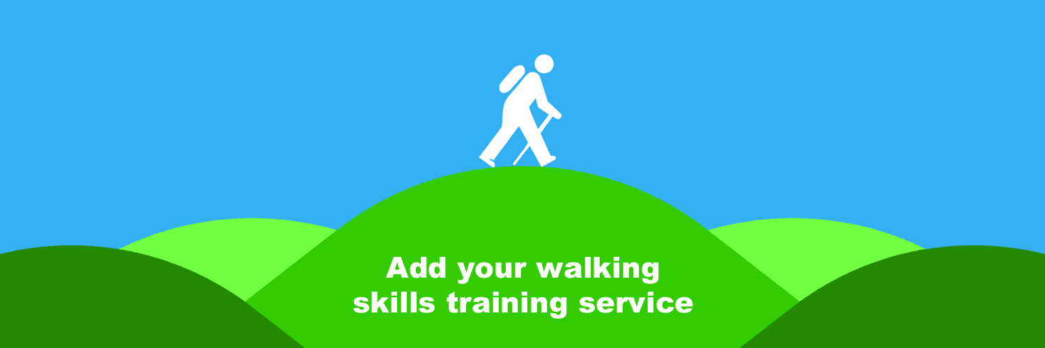 Add your walking skills training service