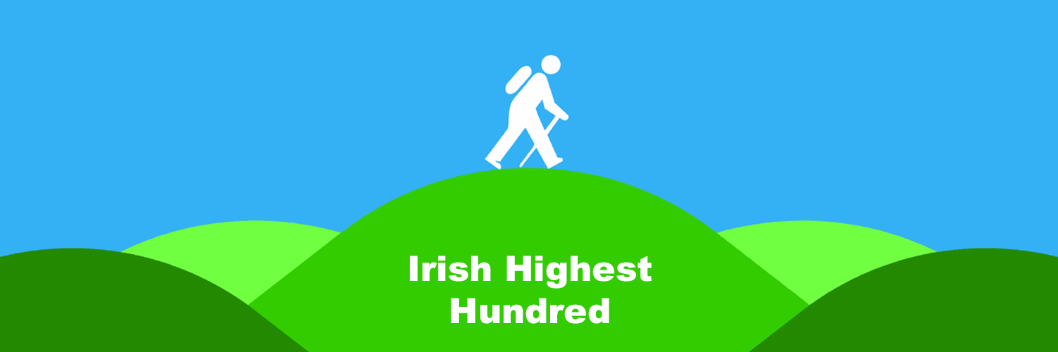 Irish Highest Hundred - The 100 highest Irish Humps - The 100 highest summits in Ireland with at least 100m prominence